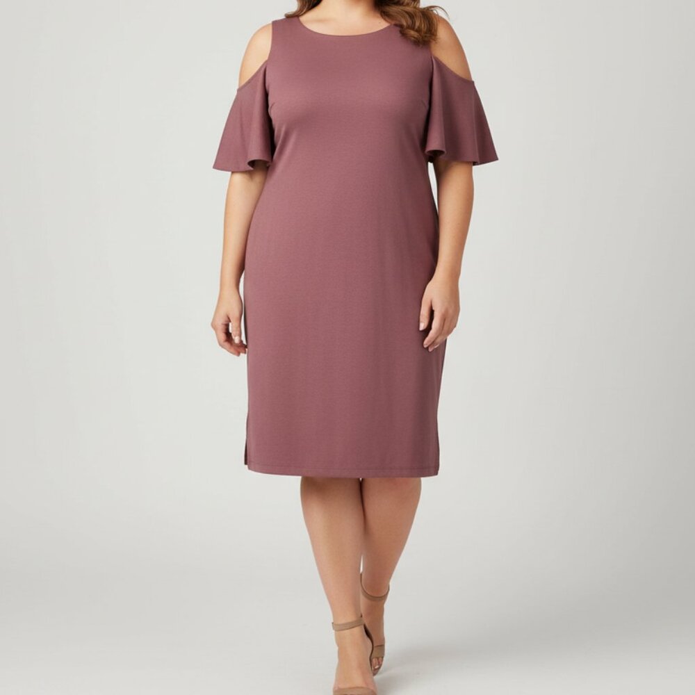 NWT Libby Edelman sz XL cold shoulder dress